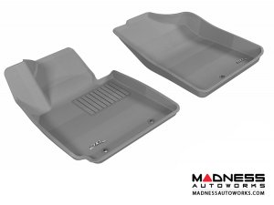 Hyundai Veloster Floor Mats (Set of 2) - Front - Gray by 3D MAXpider